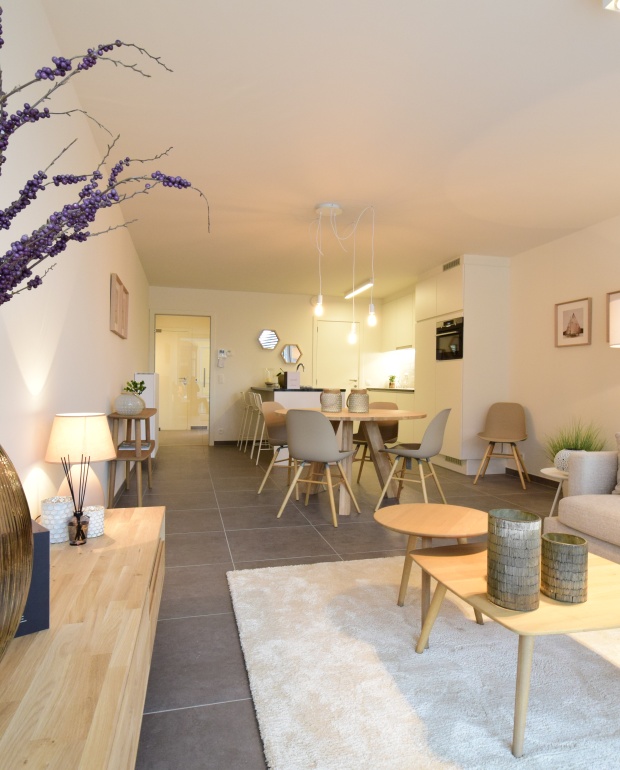 schollier, casanova vastgoedstyling, wonen aan zee, wonen in middelkerke, appartementen aan de kust, scandinavisch interieur, nordic living, modelappartement, huur een interieur, vastgoedstyling, schollier torhout, bouwpromotor aan de kust